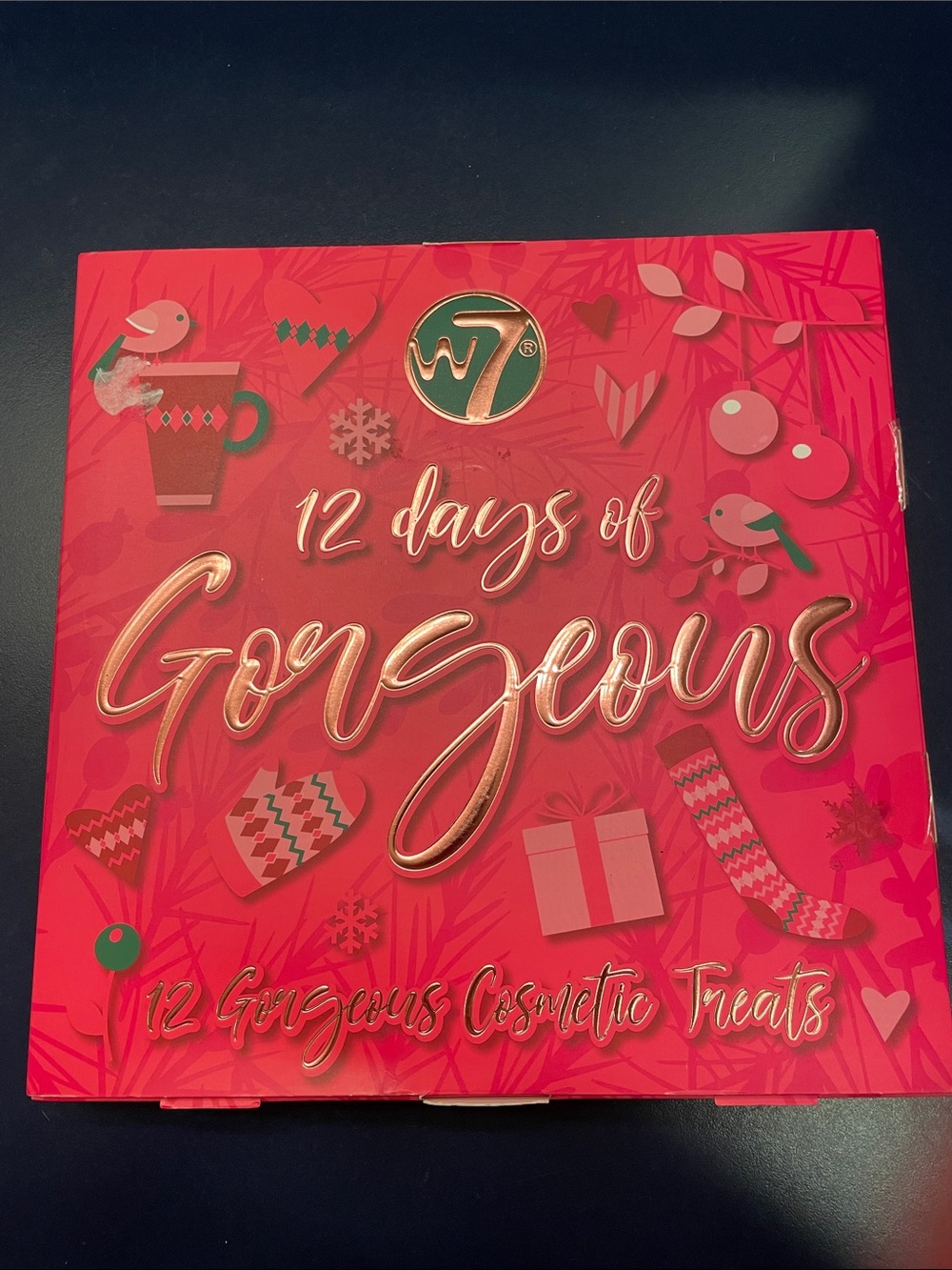 W7 12 Days Of Gorgeous 12 Piece Makeup Gift Set Advent Calendar Cosmetics New